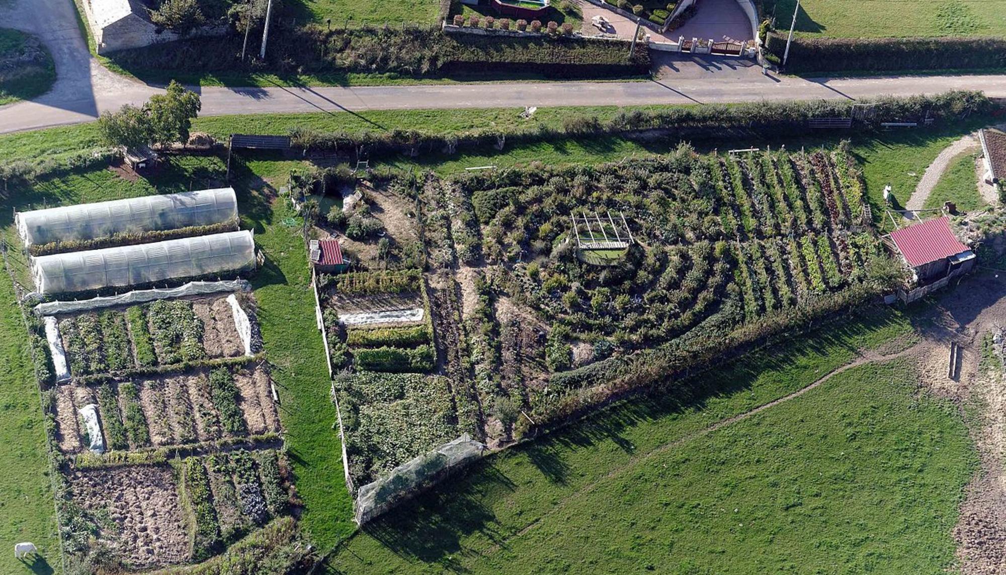 Jardín de permacultura